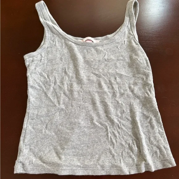 Victoria's Secret Grey Fitted Tank Top Size XS - Picture 1 of 3
